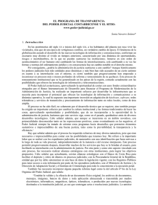 El Programa de Transparencia del Poder Judicial costarricense y el