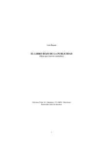 el libro rojo de la publicidad - Colegio de Sociologos Cajamarca
