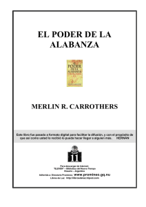 Carrothers, Merlin R - El Poder de la Alabanza