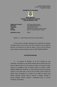 REPÚBLICA DE COLOMBIA RAMA JUDICIAL TRIBUNAL