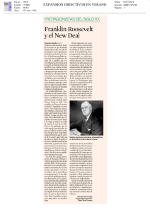 Franklin Roosevelt y el New Deal