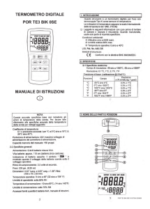 termometro digitale por te3 bik 0se manuale di istruzioni