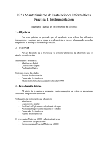 IS23 Mantenimiento de Instalaciones Informáticas