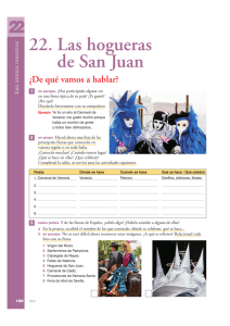 22. Las hogueras de San Juan - Zanichelli online per la scuola