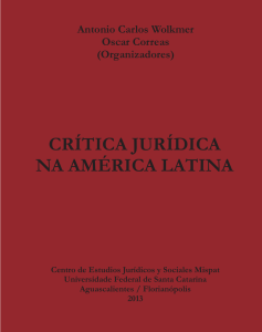 crítica jurídica na américa latina - Universidad Complutense de Madrid