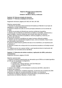 Objetivos 3101 Unidad IV 2010-11 - biol3101upr-rp-rr