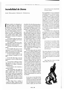 Incredulidad de Lituma - Revista de la Universidad de México
