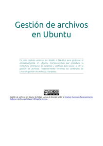 Gestión de archivos en Ubuntu