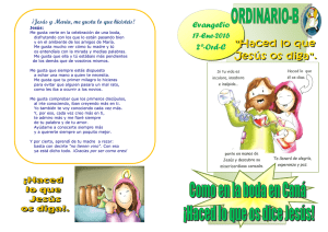Evangelio 2º-Ord-C - Recursos Catequesis de Galicia