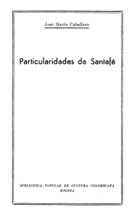 [Particularidades de Santafé / un diario de José María Caballero.)