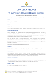 circular 33/2015 - Federación de Golf de Madrid