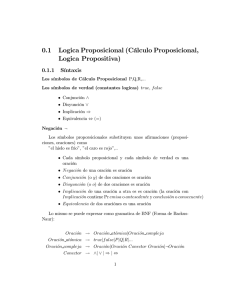 0.1 Logica Proposicional (Cálculo Proposicional, Logica Propositiva)
