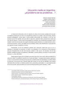 Educación media en Argentina - Revista Iberoamericana de
