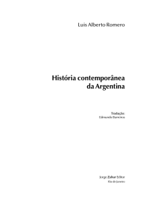 História contemporânea da Argentina