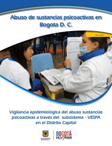Abuso de sustancias psicoactivas en Bogota D. C.