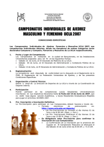 campeonatos individuales de ajedrez masculino y femenino ucla 2007