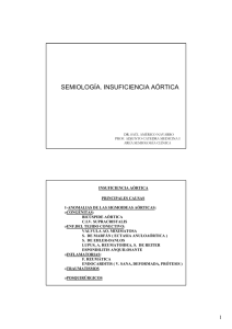semiología. insuficiencia aórtica - Facultad de Medicina