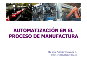 automatización en el proceso de manufactura