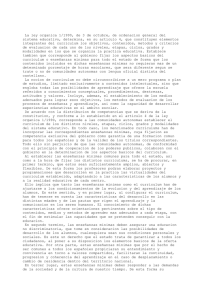 La ley organica 1/1990, de 3 de octubre, de ordenacion general del