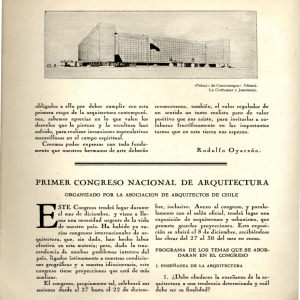 primer congreso nacional de arquitectura