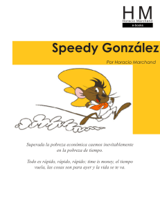 Speedy González - Horacio Marchand