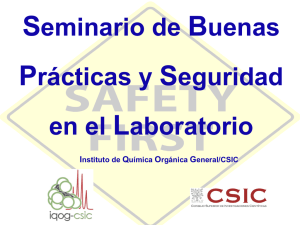 Diapositiva 1 - Instituto de Química Orgánica General