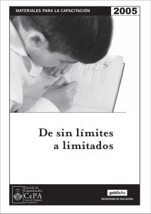 De sin límites a limitados