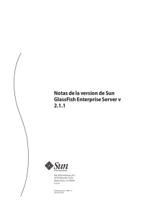 Notas de la version de Sun GlassFish Enterprise Server v 211