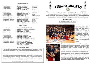 TIEMPO MUERTO n - Club Baloncesto Oncineda