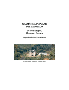Gramática popular del zapoteco de Comaltepec