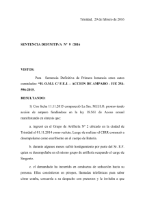 Sentencia de la jueza María Fátima Boné por acoso