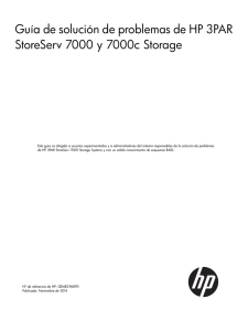 Guía de solución de problemas de HP 3PAR StoreServ 7000 y