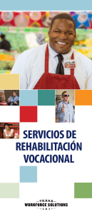 Servicios de rehabilitación vocacional