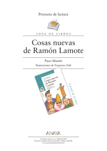 Cosas nuevas de Ramón Lamote