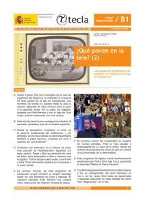¿Qué ponen en la tele? (2) - Ministerio de Educación, Cultura y