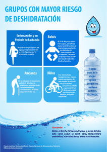 infografia con mayor riesgo en hidratacion