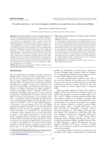 Función ejecutiva y uso de estrategias semánticas en pacientes con