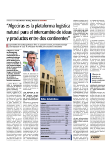 “Algeciras es la plataforma logística natural para el intercambio de