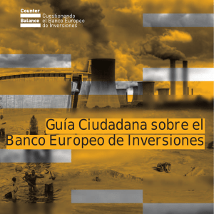 Banco Europeo de Inversiones Guía Ciudadana