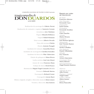 Tragicomedia de Don Duardos - Compañía Nacional de Teatro