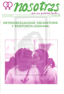 heterosexualidad obligatoria y existencia lesbiana
