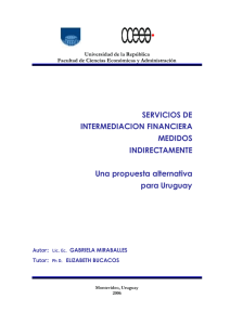 SERVICIOS DE INTERMEDIACION FINANCIERA MEDIDOS