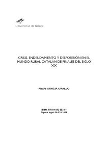 Crisis, endeudamiento y desposesión en el mundo rural