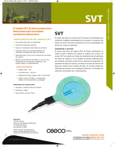 El modelo SVT de Oseco proporciona detecciones para una amplia