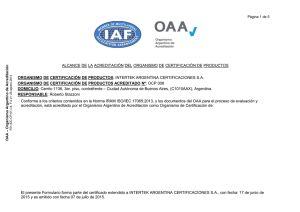 17 de junio - Organismo Argentino de Acreditación