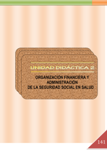 Organización financiera y administración del seguro social de salud