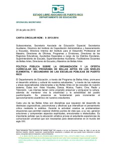 Carta Circular Núm. 5-2013-2014 (Bellas Artes)