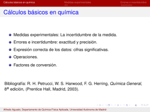 Presentación Cálculos Básicos - Universidad Autónoma de Madrid