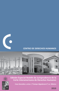 Boletín especial Caso González y otras ("Campo Algodonero")