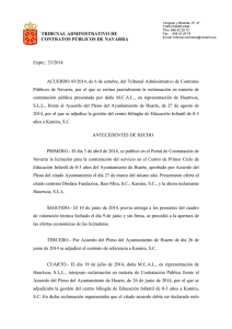 Acuerdo 43-2014, de 6 octubre, estimacion parcial para publicar